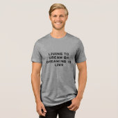 Trending Modecollectie Tri-Blend Shirt (Voorkant volledig)
