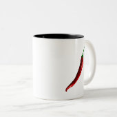 Trending Red chili Tweekleurige Koffiemok (Voorkant rechts)