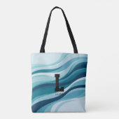 Trending Wave Monogram Canvas Tas (Achterkant)