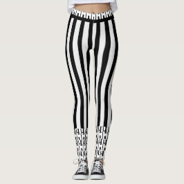 Trending Zebra Chic Monochrome Leggings