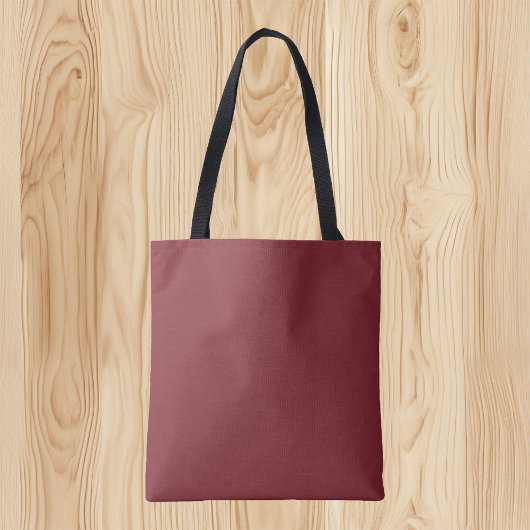 Trendkleur - Crimson Red Canvas tas