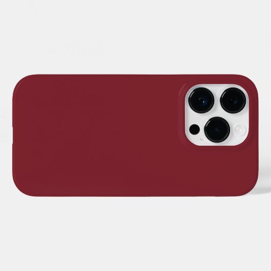 Trendkleur - Crimson Red Case-Mate iPhone Case (Achterkant (horizontaal))