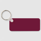 Trendkleur Dark Bourgondische Sleutelhanger (Achterkant)