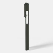 Trendkleur - Donker bos grijs Case-Mate iPhone Case (Achterkant / Links)
