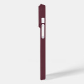 Trendkleur - Donkerrode wijn Case-Mate iPhone Case (Achterkant / Links)