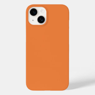 Trendkleur Fresh Tangerine Minimalist Case-Mate iPhone 14 Hoesje