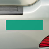 Trendkleur - Jade Green Bumpersticker (Op auto)