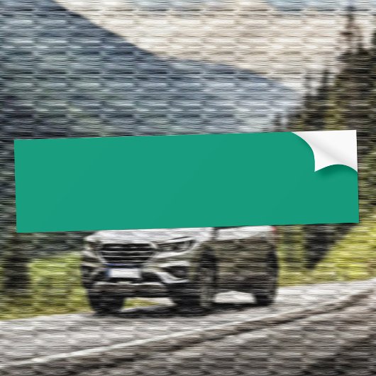Trendkleur - Jade Green Bumpersticker