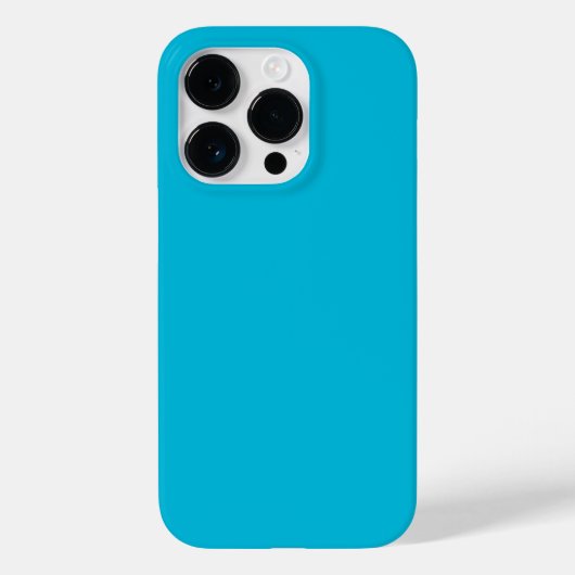 Trendkleur - levendige cyaan Case-Mate iPhone case (Achterkant)