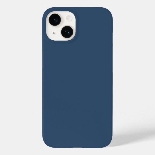 Trendkleur Serious Blue Minimalist Case-Mate iPhone Case (Achterkant)