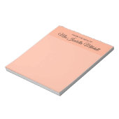 Trendkleur - Soft Peach Classic Notitieblok (Gedraaid)