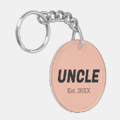 Trendkleur - Soft Peach Uncle Sleutelhanger (Voorkant Links)