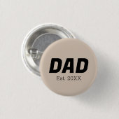 Trendkleur - Soft Taupe Dad Button (Voorkant /achterkant)