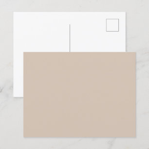 Trendkleur - Soft Taupe Solid Briefkaart