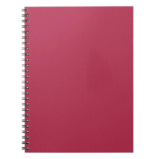 Trendkleur - Warm roze Notitieboek (Voorkant)