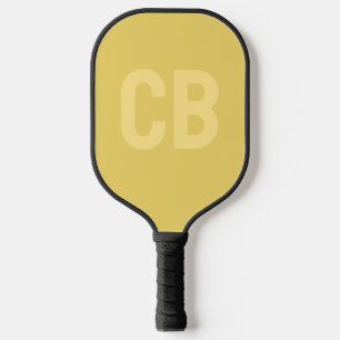 Trendkleur Zacht Geel Pickleball Paddle