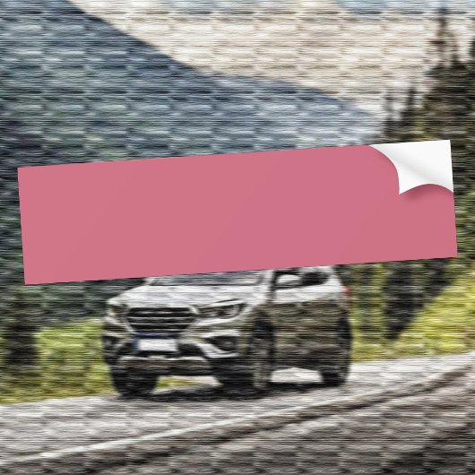 Trendkleur Zacht Roze Bumpersticker