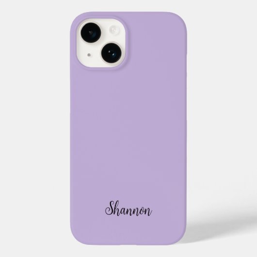 Trendkleur Zacht Violet Minimalistisch Case-Mate iPhone Case (Achterkant)