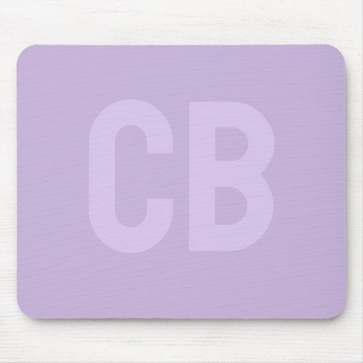 Trendkleur Zacht Violet Mousepad Muismat (Voorkant)
