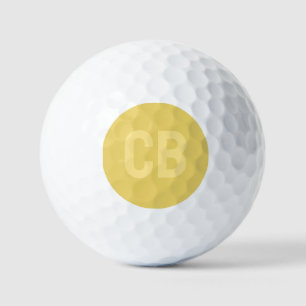 Trendkleur Zachte Gele Golfballen