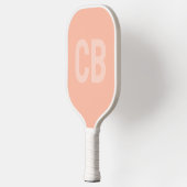 Trendkleur Zachte Peach Pickleball Paddle (Links)