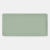 Trendkleur zachte sage banner (Horizontaal)