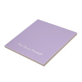 Trendkleur - Zachte Violet keramische Tegel Tegeltje (Zijkant)