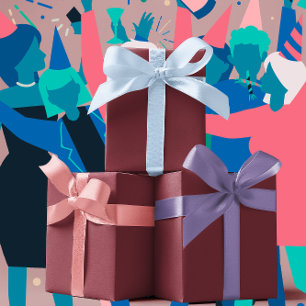 Trendkleuren - Crimson Red Color - Solid Inpakpapier Vel