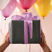 Trendkleuren - Donker bos grijs - Solid Roll Cadeaupapier