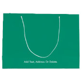 Trendkleuren - Jade Green Color - Solid Groot Cadeauzakje (Achterkant)