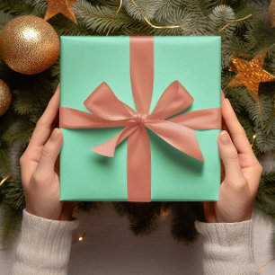 Trendkleuren - Minty Green Color - Solid Roll Cadeaupapier