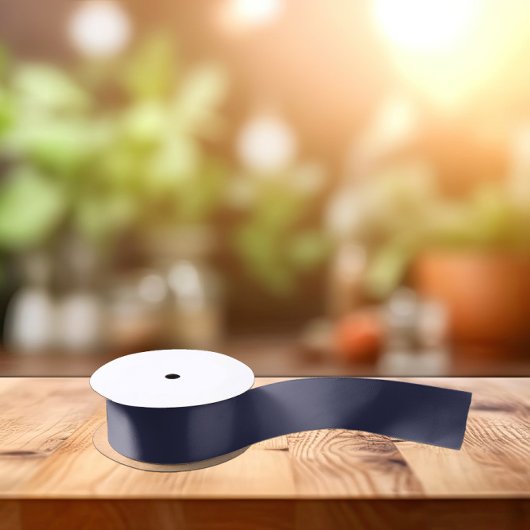 Trendkleuren - Navy Blue Kleur - Solid Lint