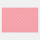 Trendkleuren - Watermeloen Roze Kleur - Patroon Inpakpapier Vel (Voorkant)