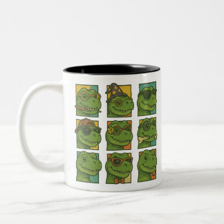 Trendosaurus Rex Tweekleurige Koffiemok