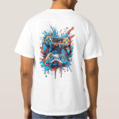 Trendsetter T - shirts: Draag uw vibe T-shirt (Achterkant)