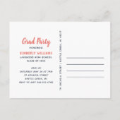 Trendy 3 Photo Collage Graduation Party Invitation (Dos)