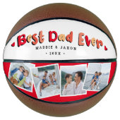 Trendy 4 Foto 'Best Dad Ever' Keepomwille Basketbal (Voorkant)