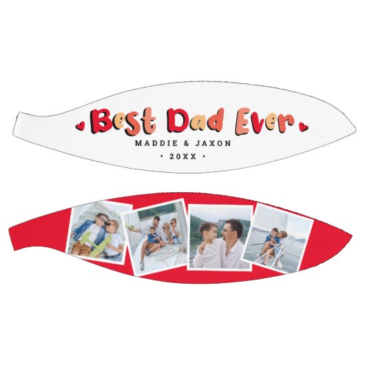 Trendy 4 Foto 'Best Dad Ever' Keepomwille Basketbal (Panelen)