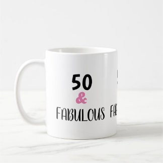 Trendy 50 en een fantastische tekst van Birthday P Koffiemok