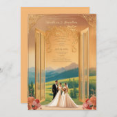 Trendy 5x7 bruiloft Jubileum Kaarten (Voorkant / Achterkant)