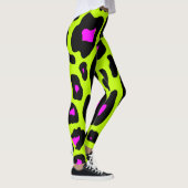Trendy 80s Leggings van het Leopard Pattern (Rechts)