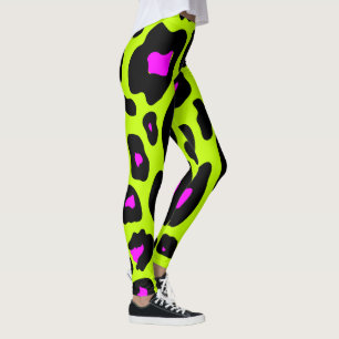 Trendy 80s Leggings van het Leopard Pattern