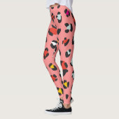 Trendy 80s Leggings van het Leopard Pattern (Links)