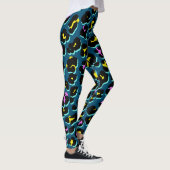 Trendy 80s Leggings van het Leopard Pattern (Rechts)