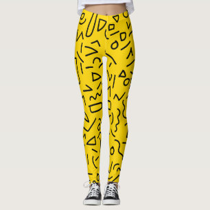 Trendy 80s Patroongele Leggings