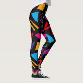 Trendy 80s Patroonkleurige Leggings (Rechts)