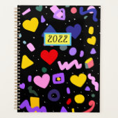 Trendy 80s Style Pattern Planner (Voorkant)
