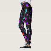 Trendy 80s zwart leggings (Links)