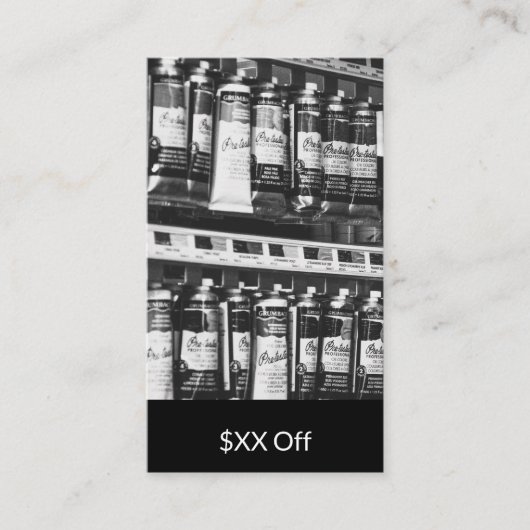 Trendy aangepast Afbeelding $XX korting (Voorkant)