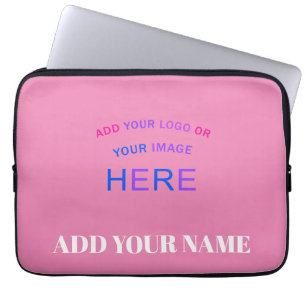 Trendy  Aangepast handelsmerk Roze Laptop Sleeve